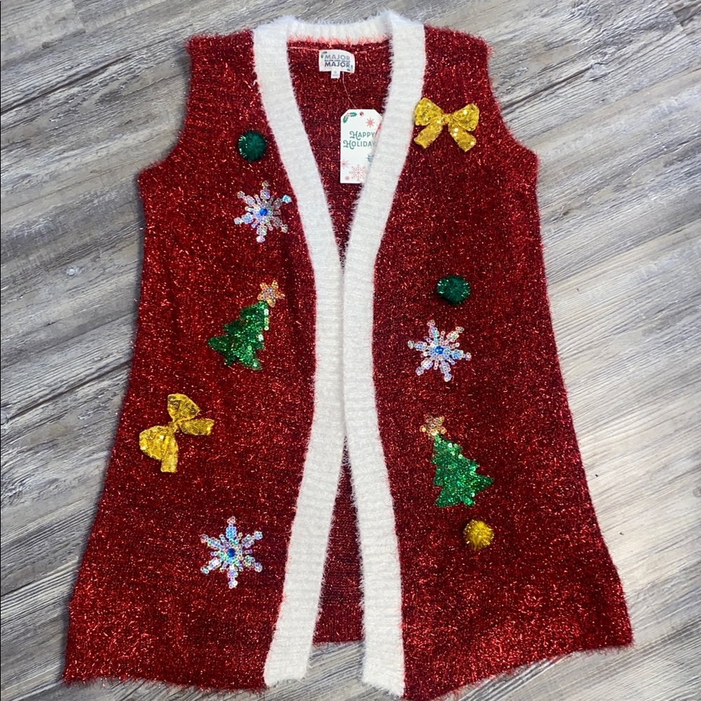 NWT MAJOR LABEL Ugly Christmas Vest S